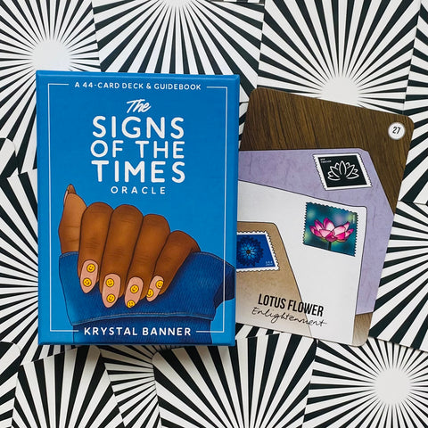 Signs Of The Times Oracle Cards Deck & Guidebook Hay House By Krystal Banner