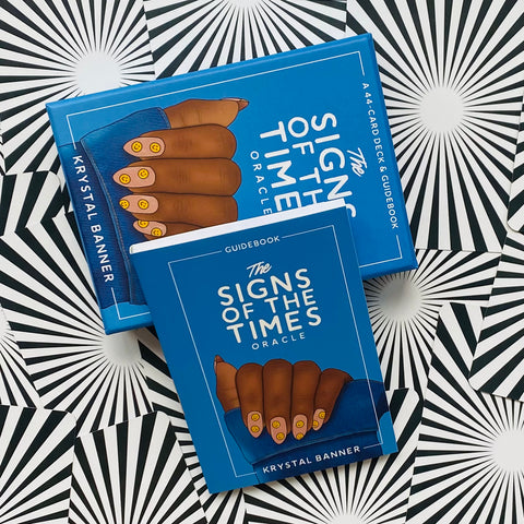 Signs Of The Times Oracle Cards Deck & Guidebook Hay House By Krystal Banner