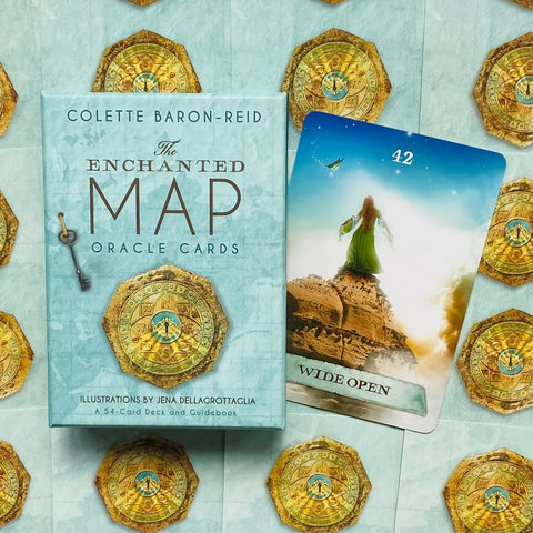 Enchanted Map Oracle Cards Deck & Guidebook for Intuition & Guidance