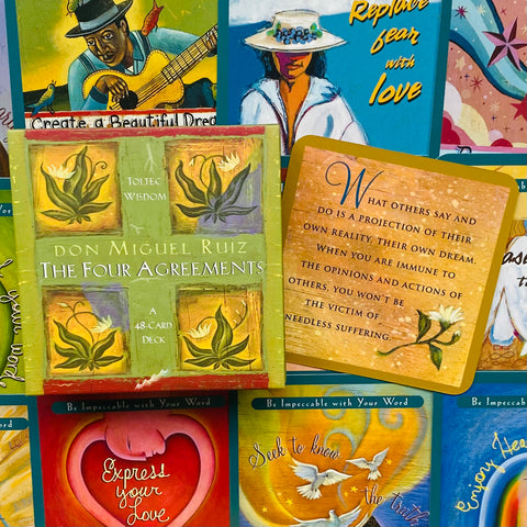 The Four Agreements Cards Don Miguel Ruiz Transformation Oracle