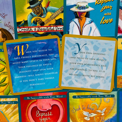 The Four Agreements Cards Don Miguel Ruiz Transformation Oracle