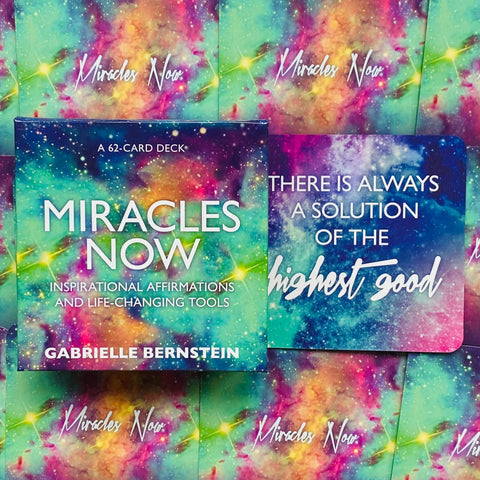 Miracles Now Inspirational Affirmations Cards Deck Oracle Guidance