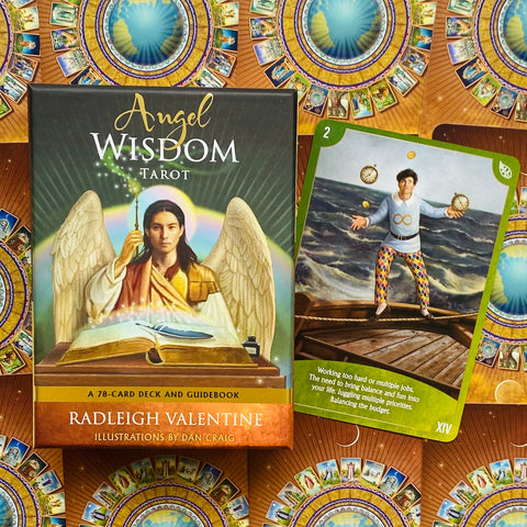 Angel Wisdom Tarot Cards Deck And Guidebook By Radleigh Valentine