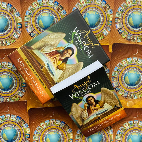 Angel Wisdom Tarot Cards Deck And Guidebook By Radleigh Valentine