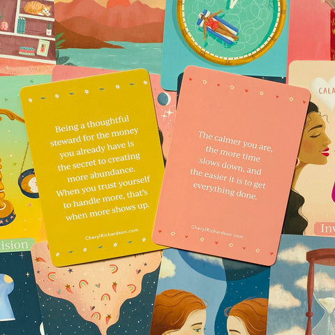 Self-Care Wisdom Cards Oracle Cards Deck By Cheryl Richardson