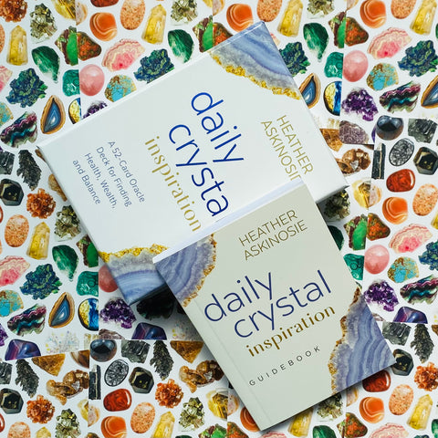 Daily Crystal Inspiration Oracle Cards Deck By Health Wealth Balance