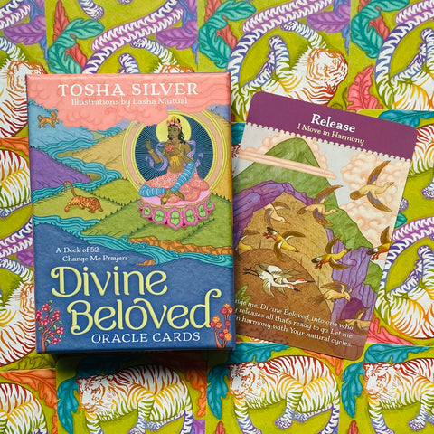 Divine Beloved Oracle Card Deck Of Change Me Prayers By Tosha Silver