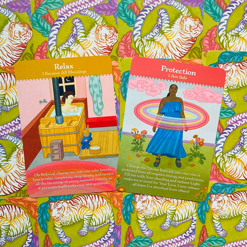 Divine Beloved Oracle Card Deck Of Change Me Prayers By Tosha Silver