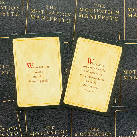 Motivation Manifesto Oracle Cards Deck Brendon Burchard Bestseller Quotes