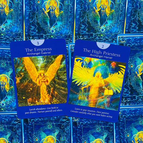 Angel Tarot Cards Deck And Guidebook By Radleigh Valentine