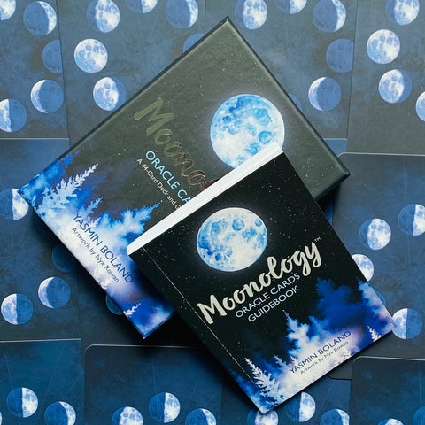 Moonology Oracle Cards Deck And Guidebook Y. Boland & Nyx Rowan