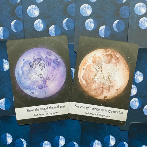 Moonology Oracle Cards Deck And Guidebook Y. Boland & Nyx Rowan