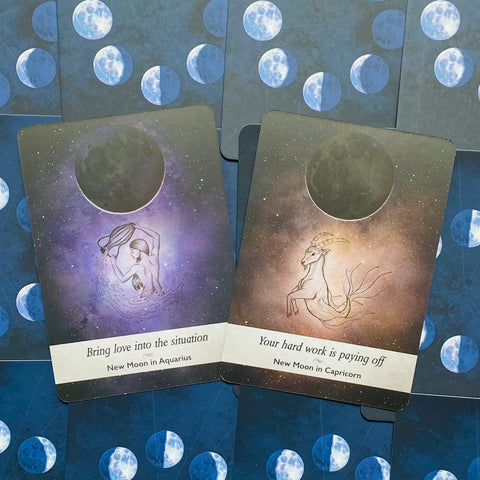 Moonology Oracle Cards Deck And Guidebook Y. Boland & Nyx Rowan