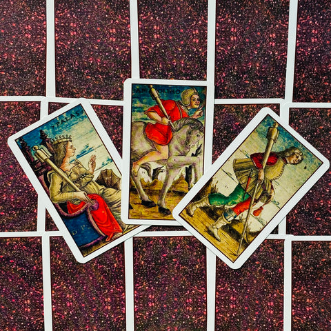 Sola Busca Tarot Mini Cards Deck Esoteric Historic Renaissance Lo Scarabeo