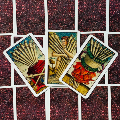 Sola Busca Tarot Mini Cards Deck Esoteric Historic Renaissance Lo Scarabeo