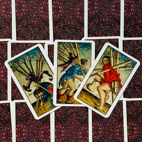 Sola Busca Tarot Mini Cards Deck Esoteric Historic Renaissance Lo Scarabeo