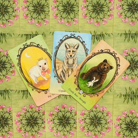 Wing, Hoof and Paw An Animal Companion Oracle Cards Deck With Bag