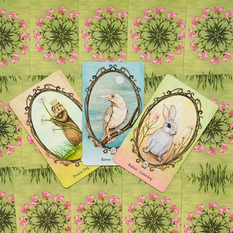 Wing, Hoof and Paw An Animal Companion Oracle Cards Deck With Bag
