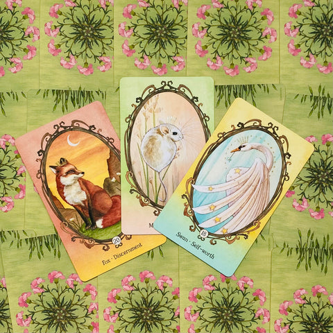Wing, Hoof and Paw An Animal Companion Oracle Cards Deck With Bag
