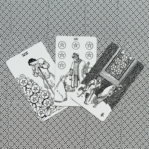 Black & White Rider-Waite Tarot Cards Deck & Guidebook US Games Systems With Bag