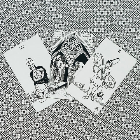 Black & White Rider-Waite Tarot Cards Deck & Guidebook US Games Systems With Bag