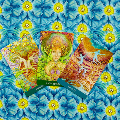 Woven Spirit Oracle Cards Deck L. Sadler Universal Energy US Games Systems