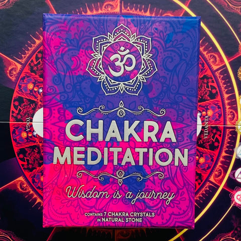 Chakra Meditation 7 Crystals And Mandala Board Telling Lo Scarabeo