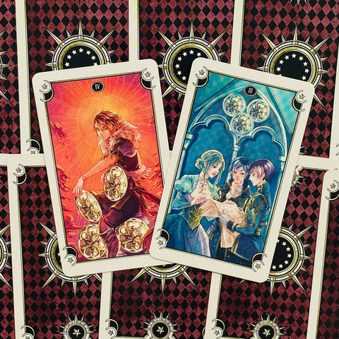 Mystical Manga Tarot Mini Cards Deck Llewellyn By Barbara Moore Miniature