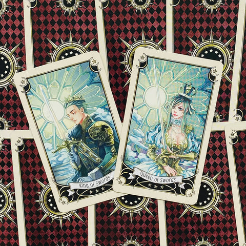 Mystical Manga Tarot Mini Cards Deck Llewellyn By Barbara Moore Miniature