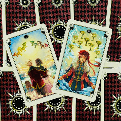 Mystical Manga Tarot Mini Cards Deck Llewellyn By Barbara Moore Miniature