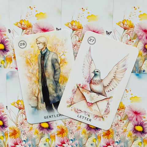 Sweet Blossom Lenormand Cards Deck Irene Captijn Divination Agm Urania