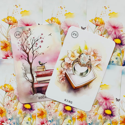 Sweet Blossom Lenormand Cards Deck Irene Captijn Divination Agm Urania