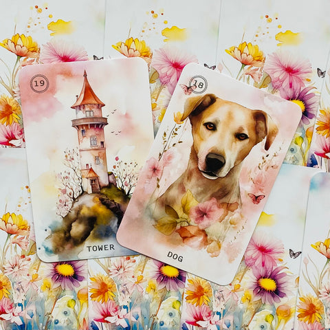 Sweet Blossom Lenormand Cards Deck Irene Captijn Divination Agm Urania