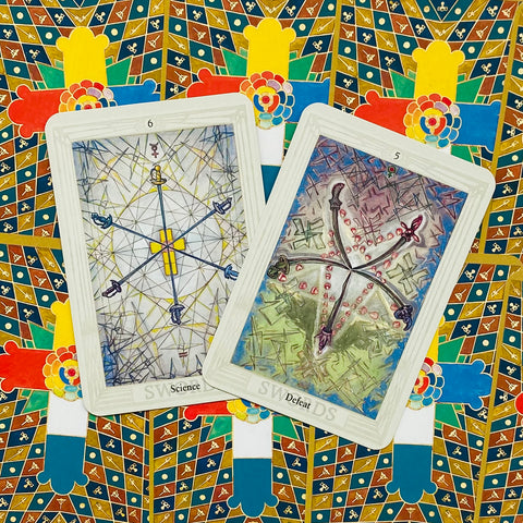 Aleister Crowley Thoth Tarot – Standard Deck Esoteric Fortune Telling With Bag
