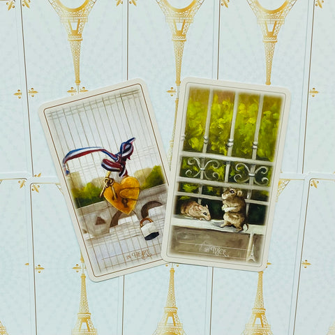 Lenormand De Paris Cards Deck Clarissa Shanahan Agm Urania With Bag