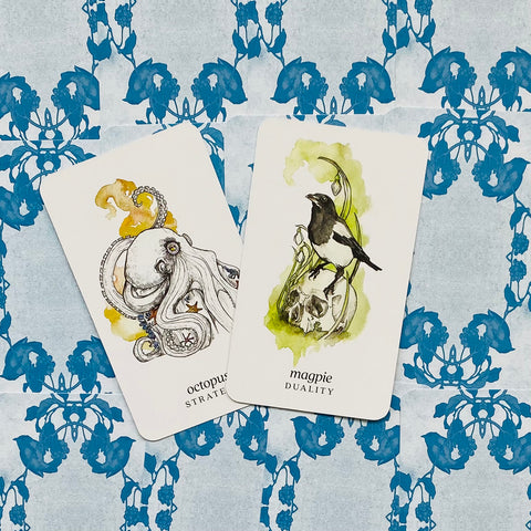 Winterseer Animal Oracle Cards Deck With Guidebook Llewellyn Siolo Thompson Color Cards