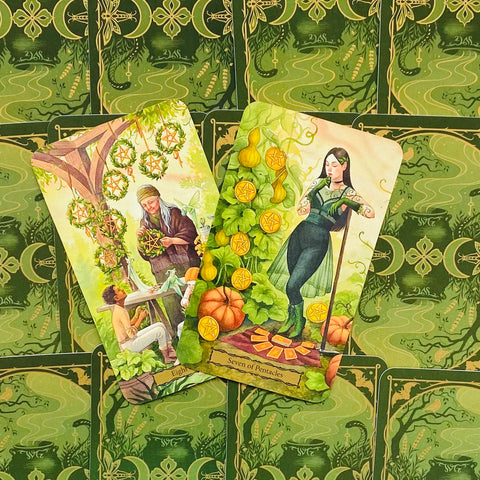 Tarot Of The Witch's Garden Cards Deck S. Graham Art Esoteric Llewellyn