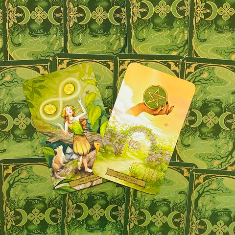 Tarot Of The Witch's Garden Cards Deck S. Graham Art Esoteric Llewellyn