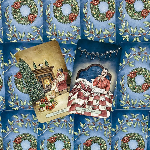 Yuletide Tarot Cards Deck & Guidebook Kristoffer Hughes E.O. Brown