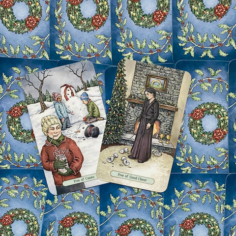 Yuletide Tarot Cards Deck & Guidebook Kristoffer Hughes E.O. Brown