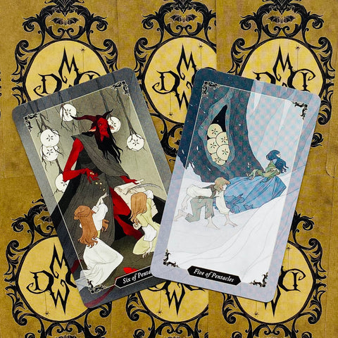 Dark Wood Tarot Mini Cards Deck Llewellyn Sasha Graham Miniature Edition