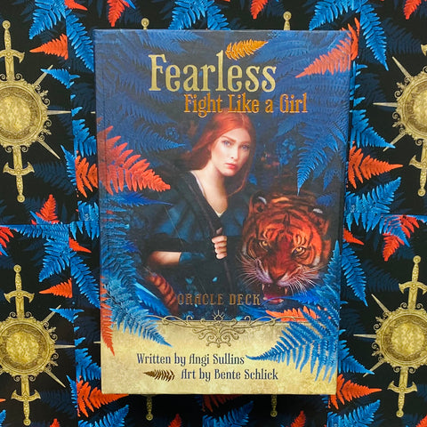Fearless Fight Like A Girl Oracle Cards Deck Feminine Power US Games Systems