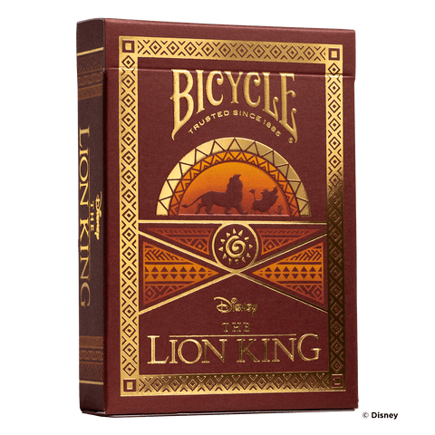Bicycle Disney Lion King Inspired Playing Cards Deck Gold Foil Back 10042980