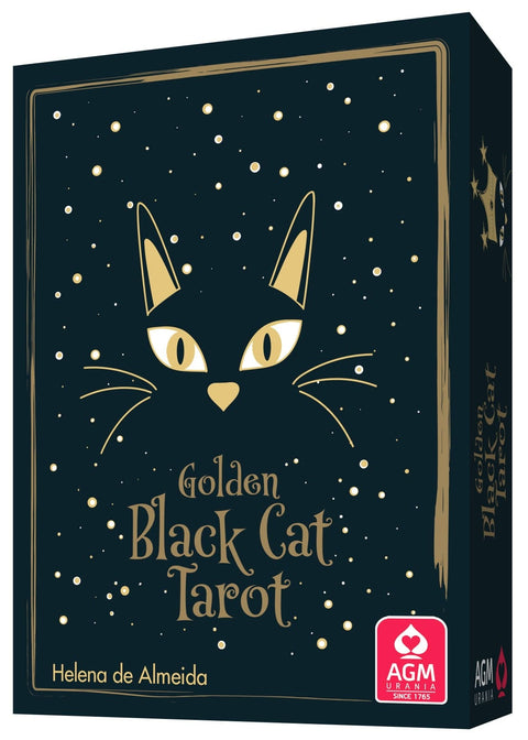 Golden Black Cat Tarot Cards Deck Agm Urania Helena De Almeida Cats Fans NEW