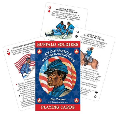 Buffalo Soldiers Playing Cards Card Game US Games Systems Magic Tricks NEW