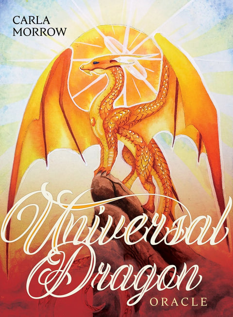Universal Dragon Oracle Cards Deck Blue Angel Carla Morrow Animals Healing NEW