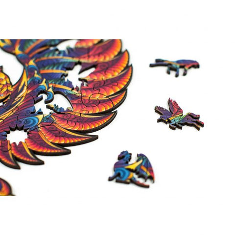 Fenix Wooden Puzzle M size 130 pieces Fantasy Puzzles