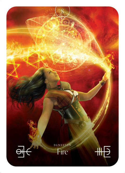 The Elemental Oracle Cards Deck By Kinga Britschgi Rockpool Publishing Magic NEW