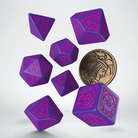 The Witcher Dice Set Dandelion The Conqueror Of Hearts Rpg Games Q-Workshop NEW