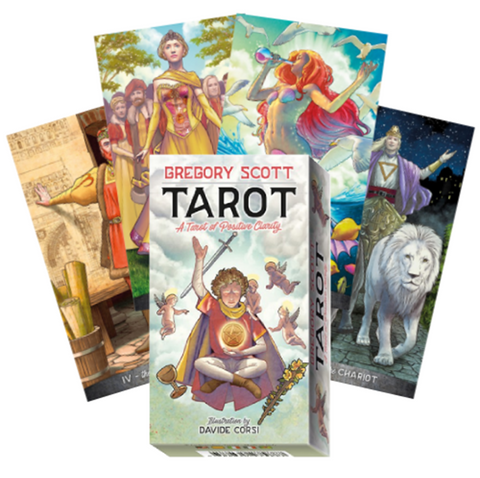 Gregory Scott Tarot A Tarot Of Positive Clarity Cards Deck Lo Scarabeo Italy NEW